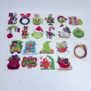 Cheeky Cardboard Grinch Christmas Tree Ornaments - Set of 20 The Grinch